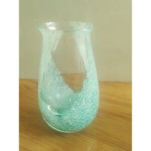 Caithness Scotland Vintage Hand Blown Glass 5” Vase